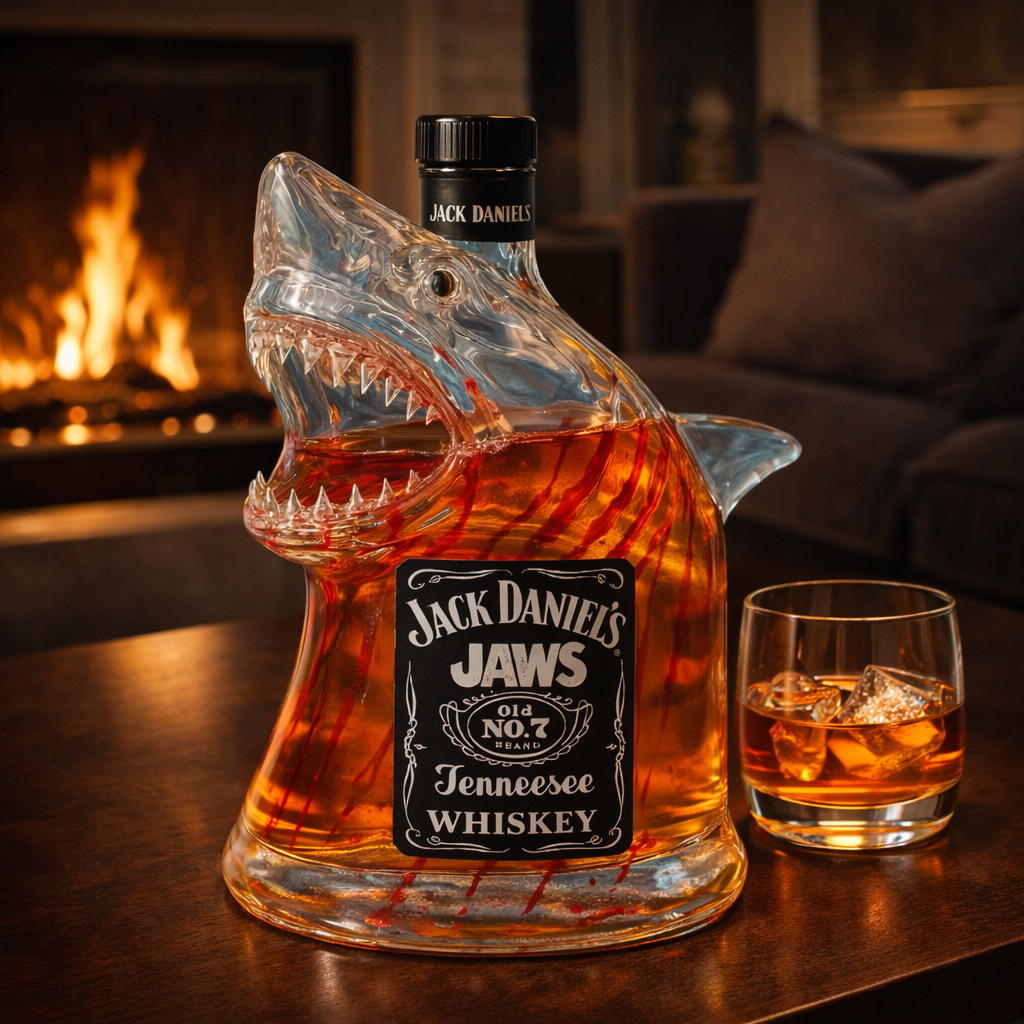 Bouteille de Whiskey - Édition Shark
