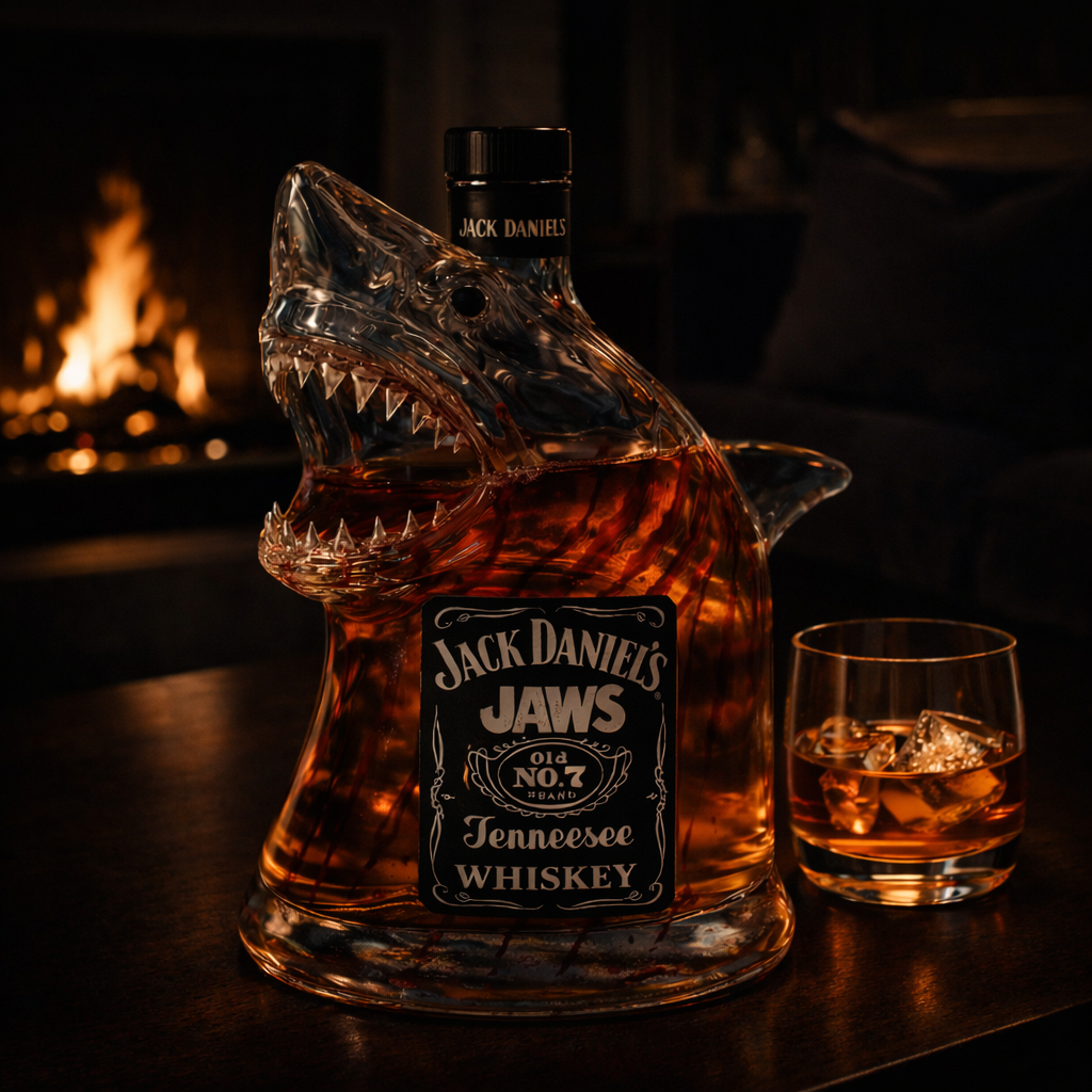 Bouteille de Whiskey - Édition Shark