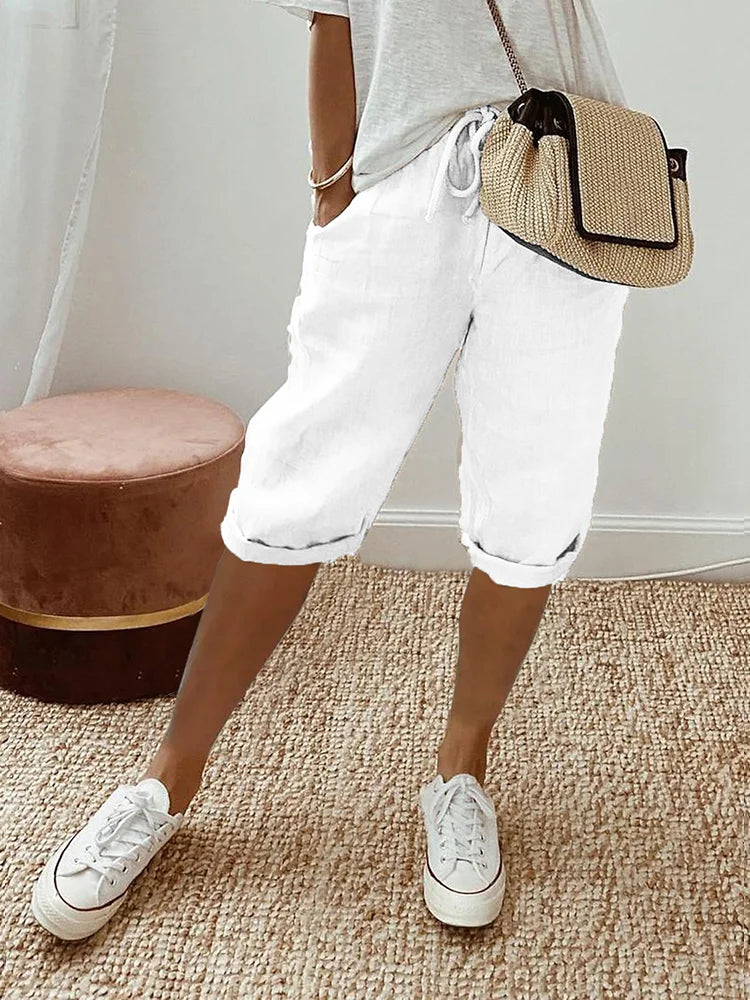 Nienke®  | Short pour femmes en coton et lin