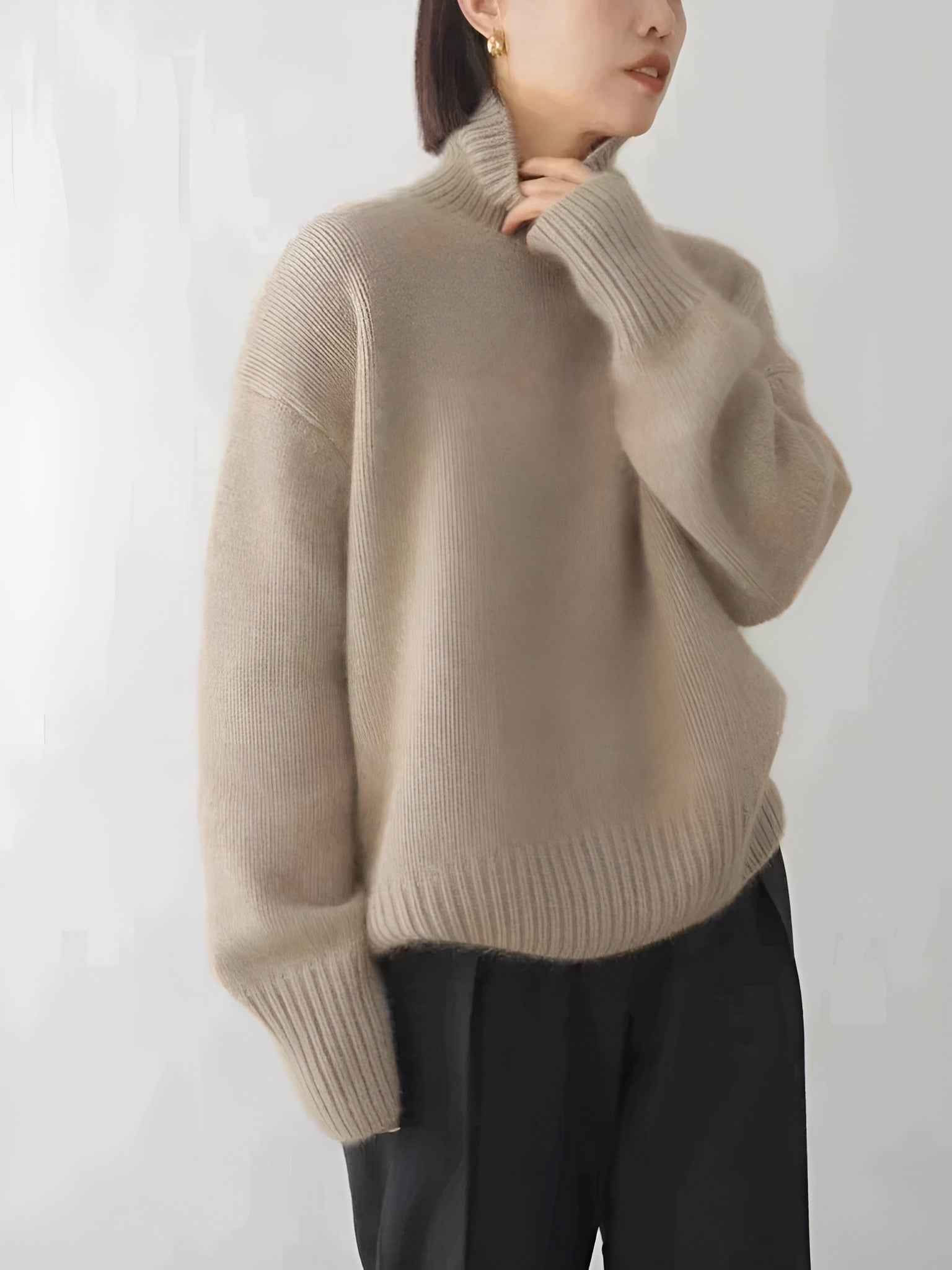 Emma™ | Pull à Col Roulé Doux
