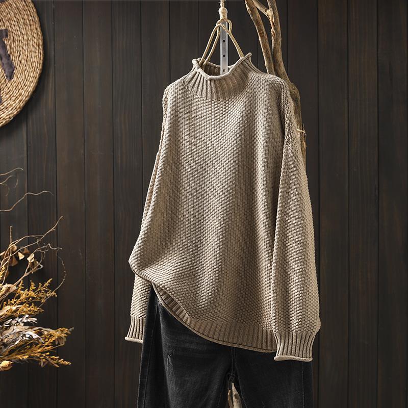 Aline™ | Pull Doux et Élégant en Maille Waffle