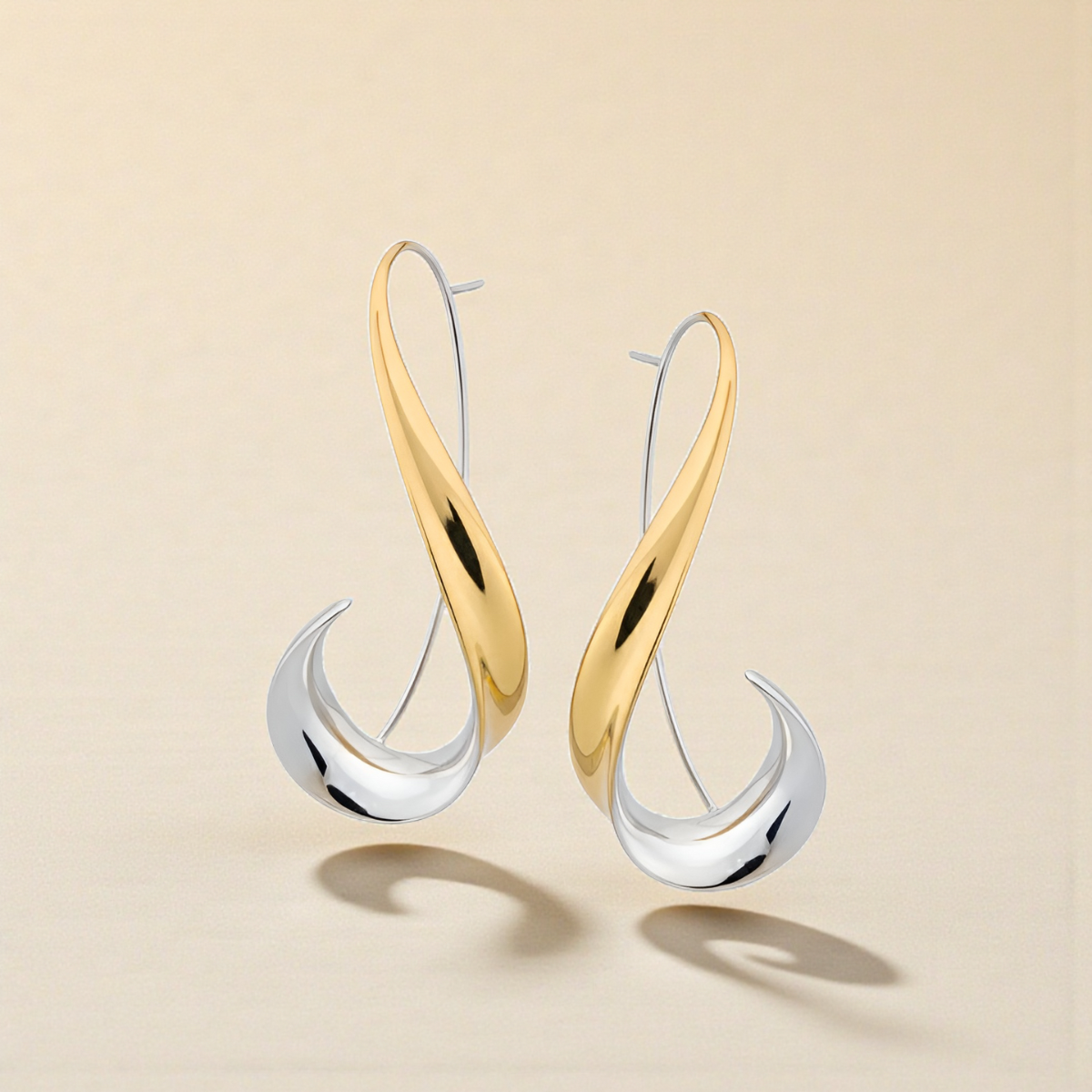 Arielle™ — Boucles élégantes bicolores au confort