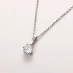 Collier Pendentif Classique en Zirconium