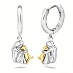 Ginny™ – Boucles d’oreilles icône chien (fermeture ronde)