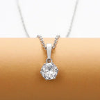 Collier Pendentif Classique en Zirconium