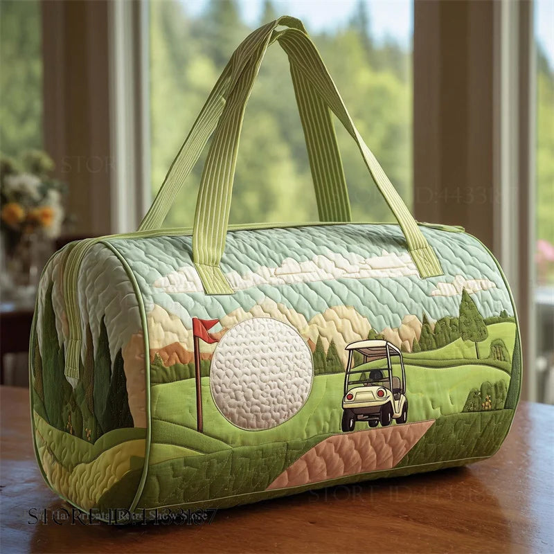 Sac Artisanal Matelassé Golf et Paysage
