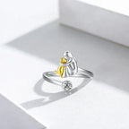 Rose™ – Bague icône chien