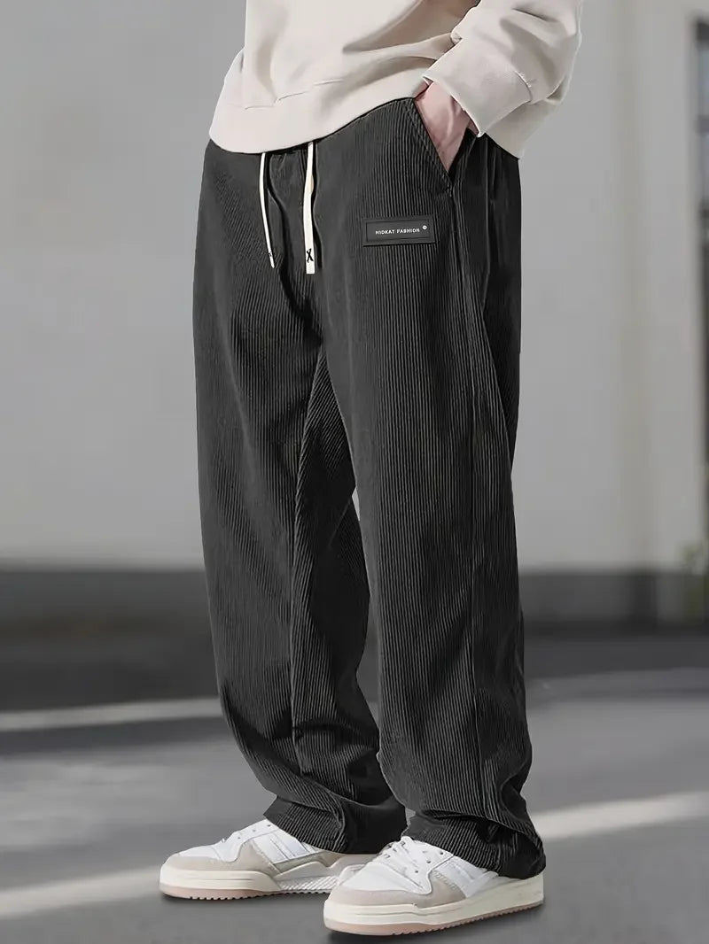 Hans™ | Pantalon large avec taille élastique