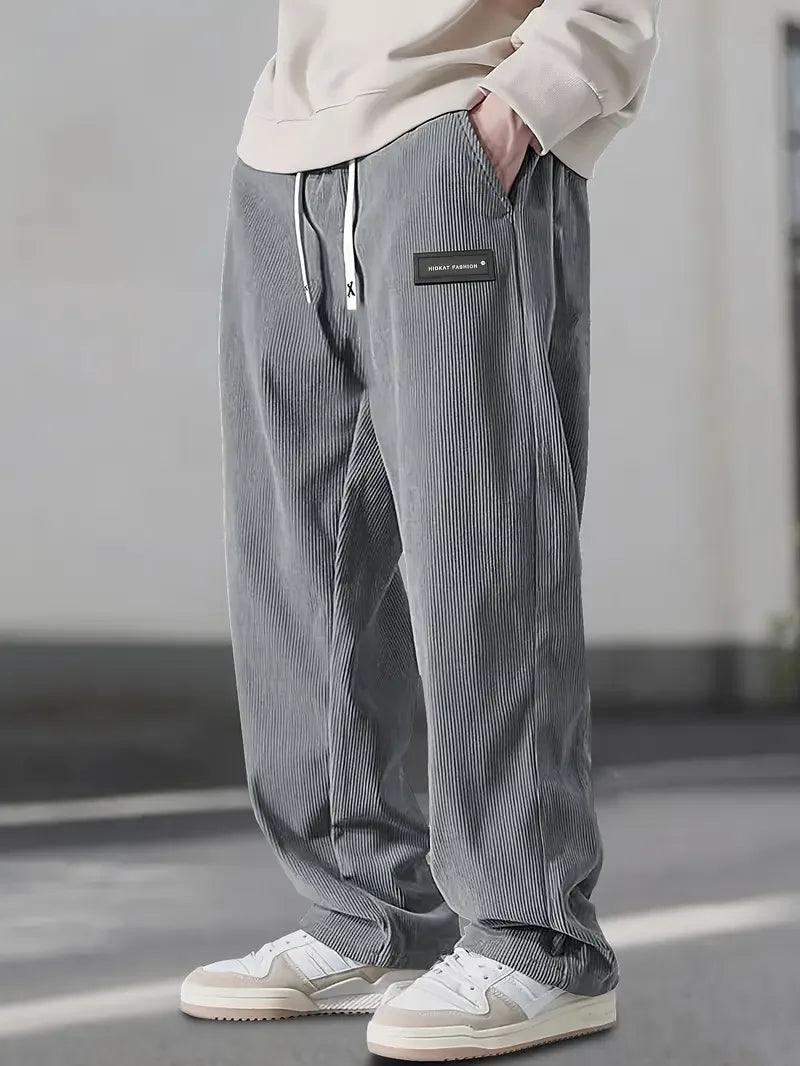 Hans™ | Pantalon large avec taille élastique