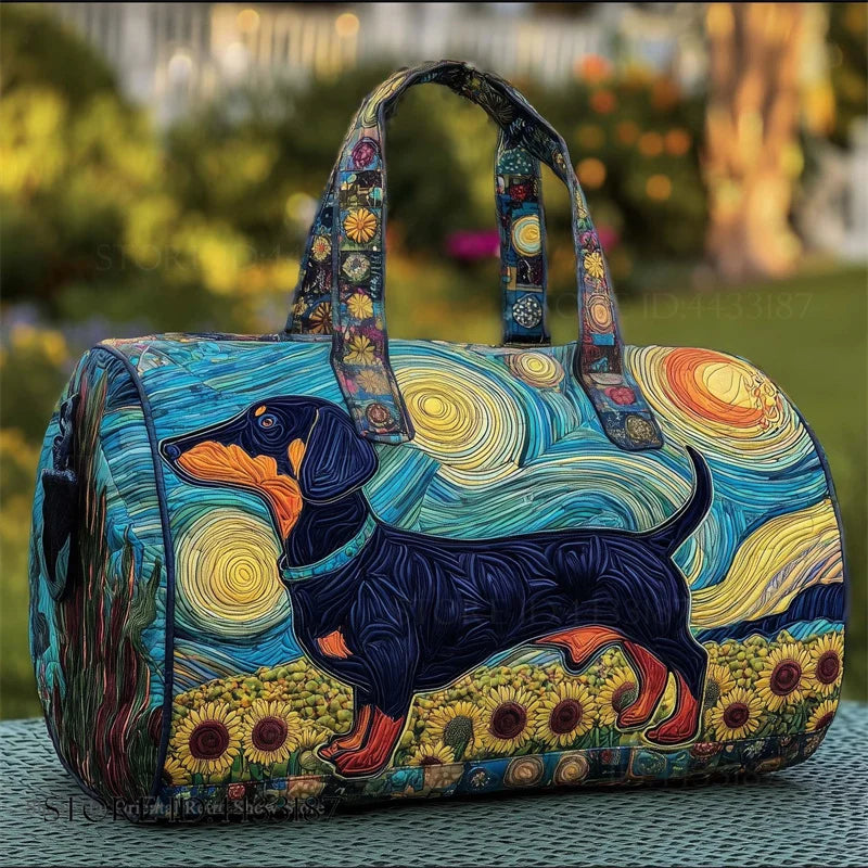 Sac Artisanal Matelassé Teckel