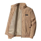 Udo | veste en velours côtelé avec doublure polaire
