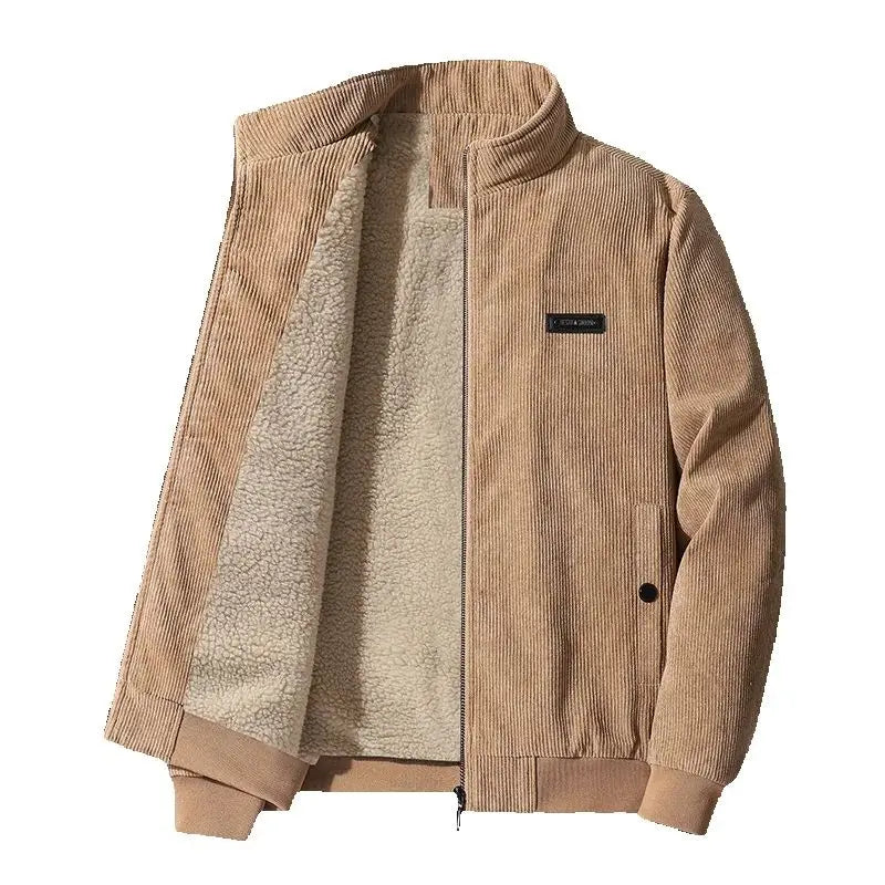 Udo | veste en velours côtelé avec doublure polaire