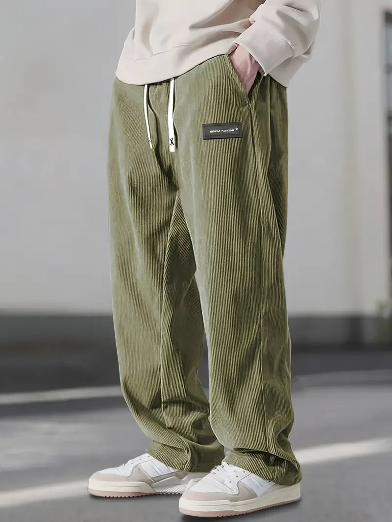 Hans™ | Pantalon large avec taille élastique
