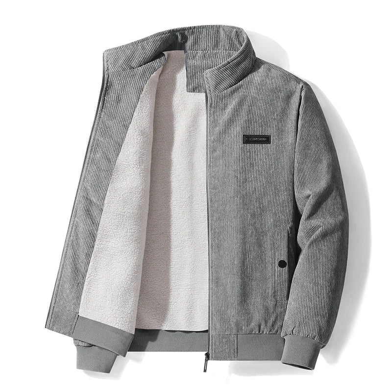 Udo | veste en velours côtelé avec doublure polaire
