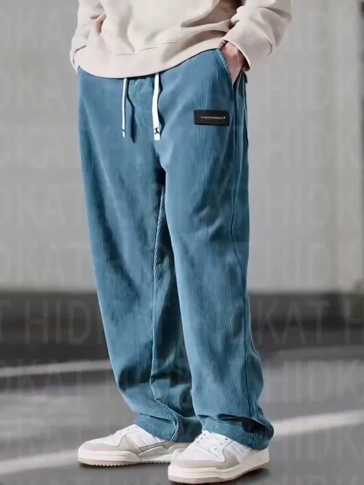 Hans™ | Pantalon large avec taille élastique
