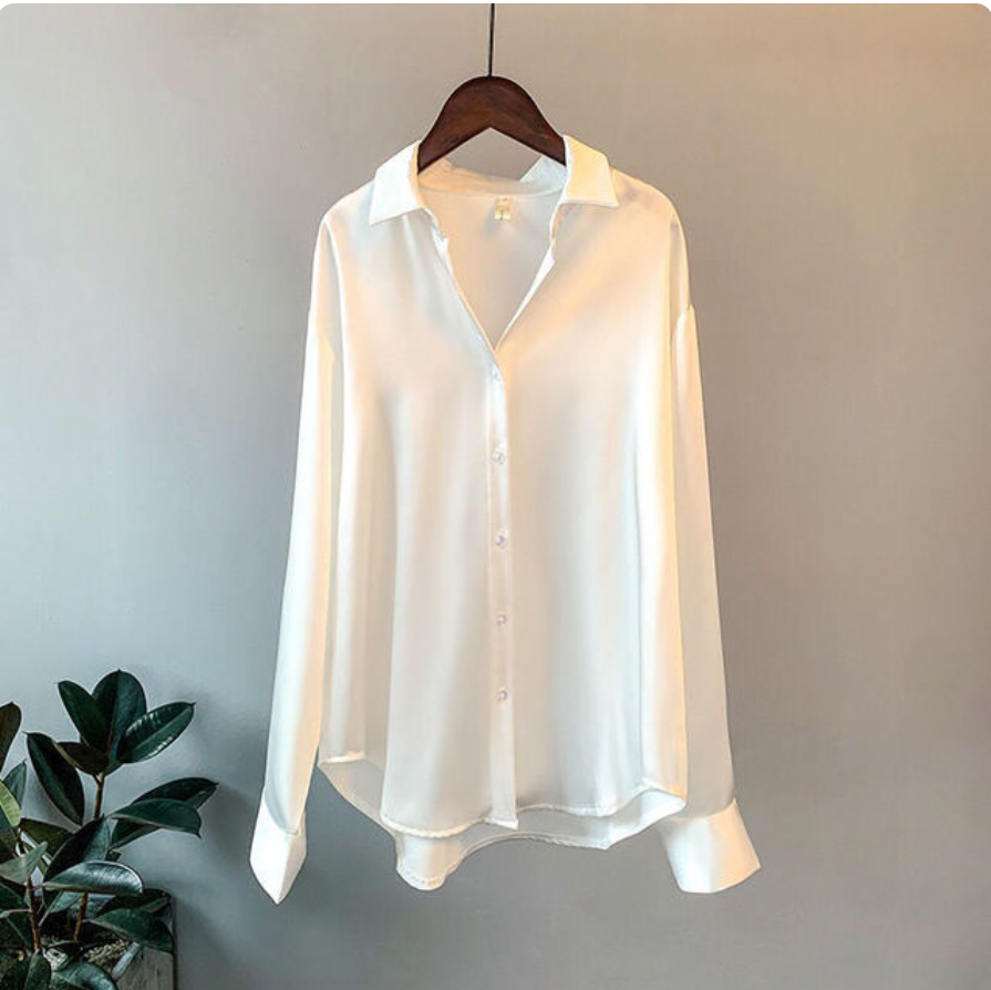 Fabiola™ | Blouse en Satin pour Femmes