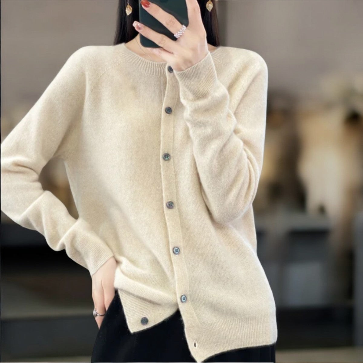 Coralie™ | Cardigan Chaud