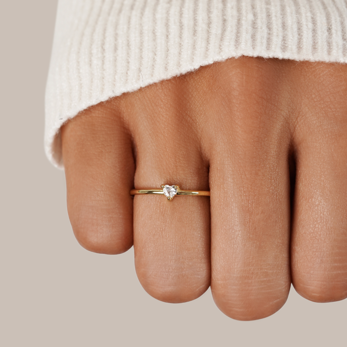 Amour - Bague en cristal