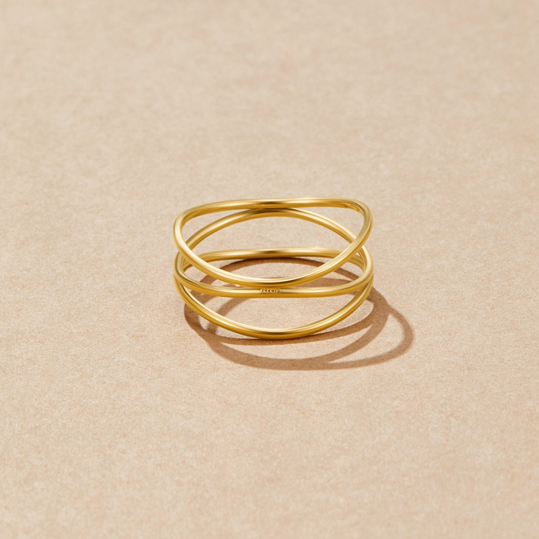 Boucle d'Infini - Bague en Or