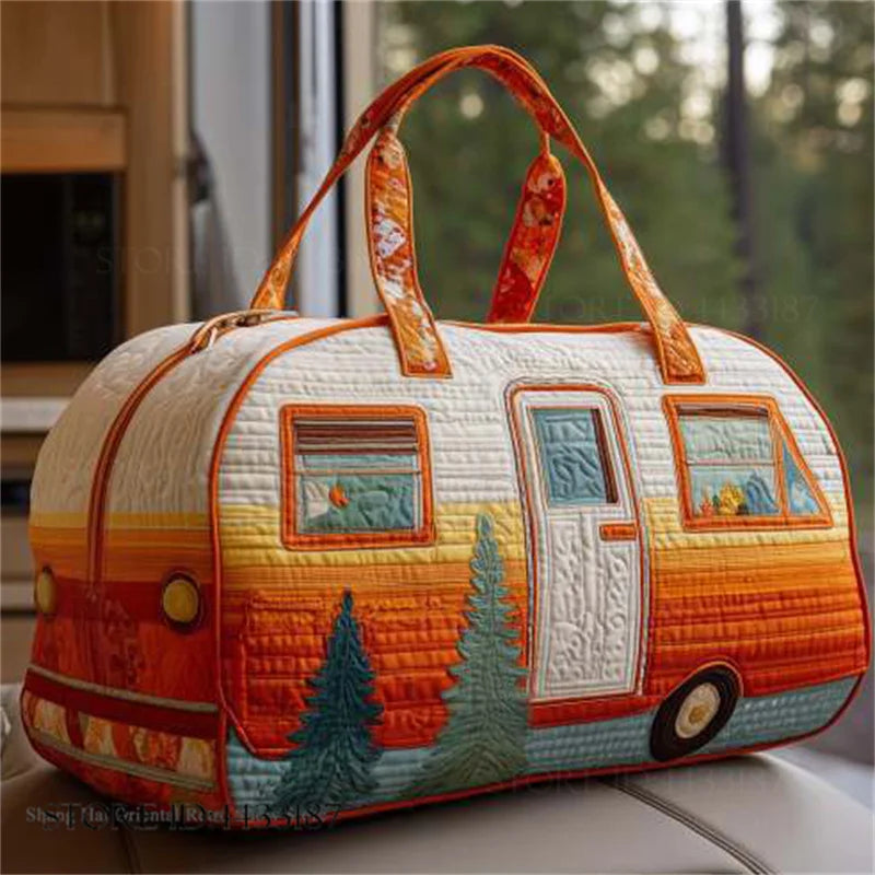 Sac Artisanal Matelassé Caravane