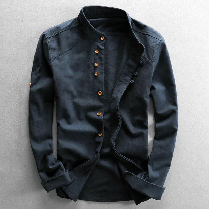 Alfonds™ | Chemise Élégante Style Japonais