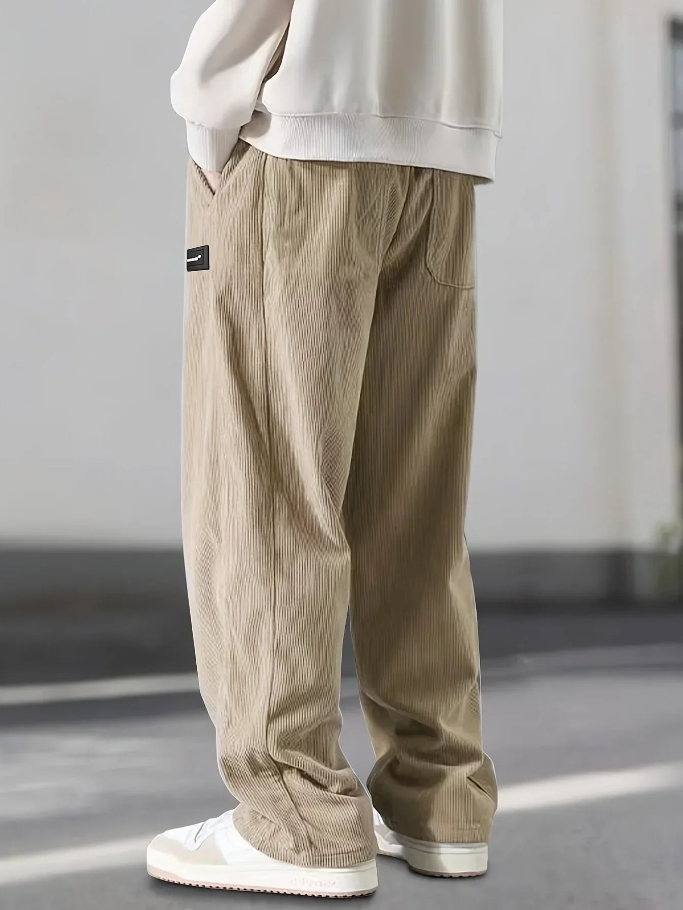 Hans™ | Pantalon large avec taille élastique
