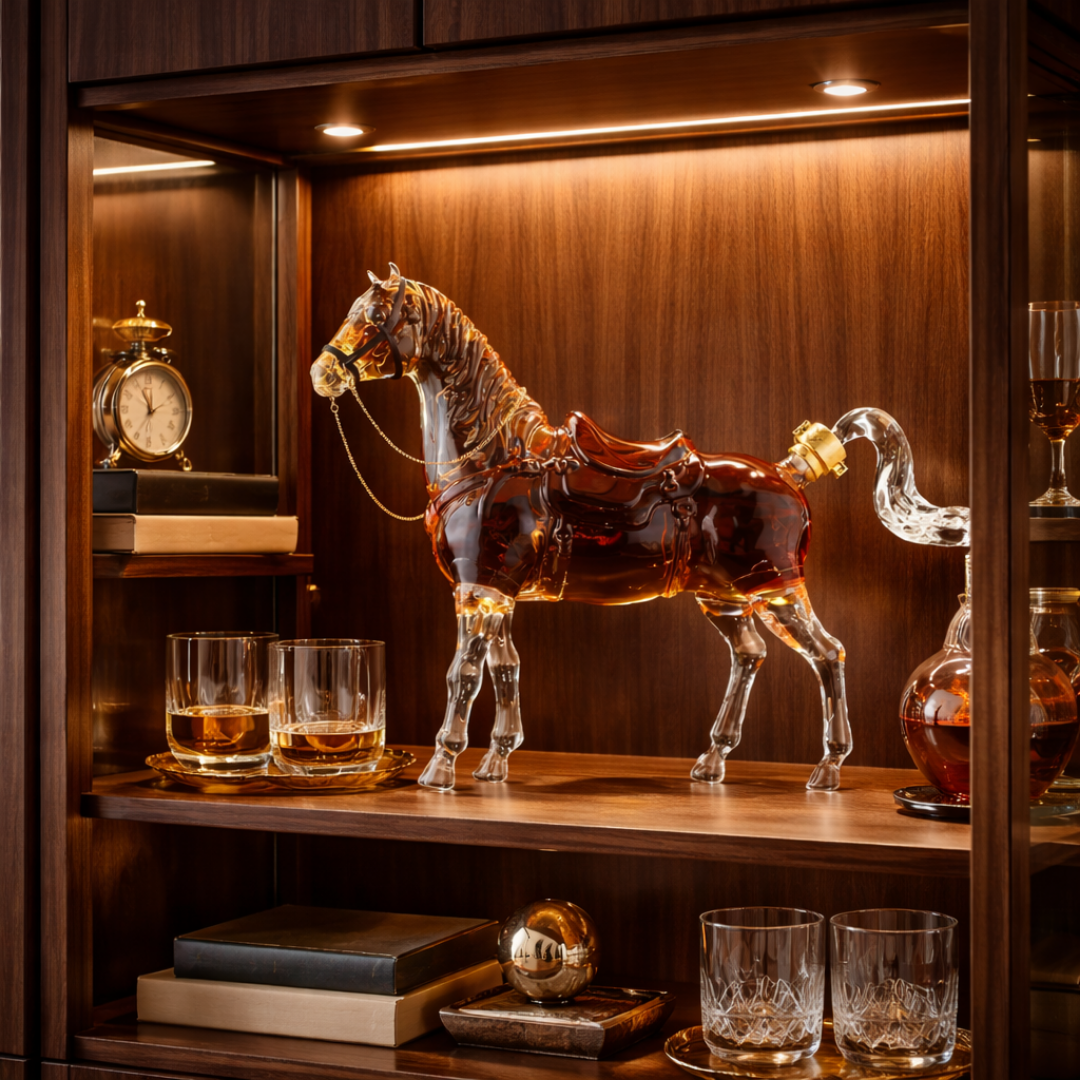 Bouteille de Whisky - Édition Cheval