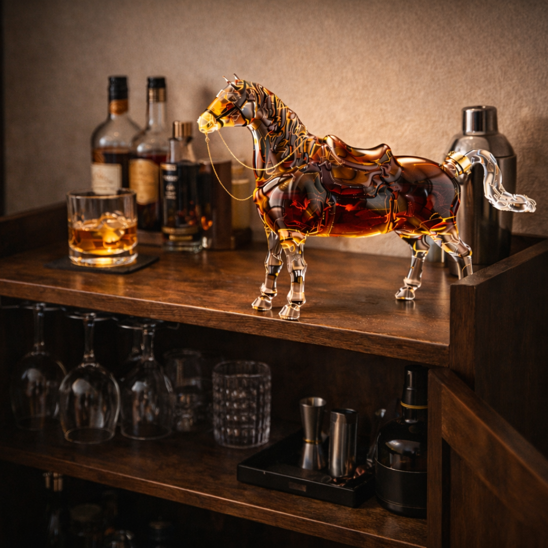 Bouteille de Whisky - Édition Cheval