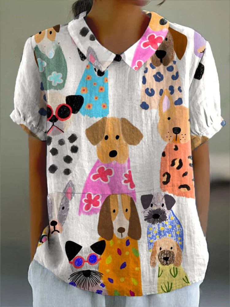 Tilly | Chemise Imprimée Chien