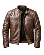 Marc | Veste en cuir vintage