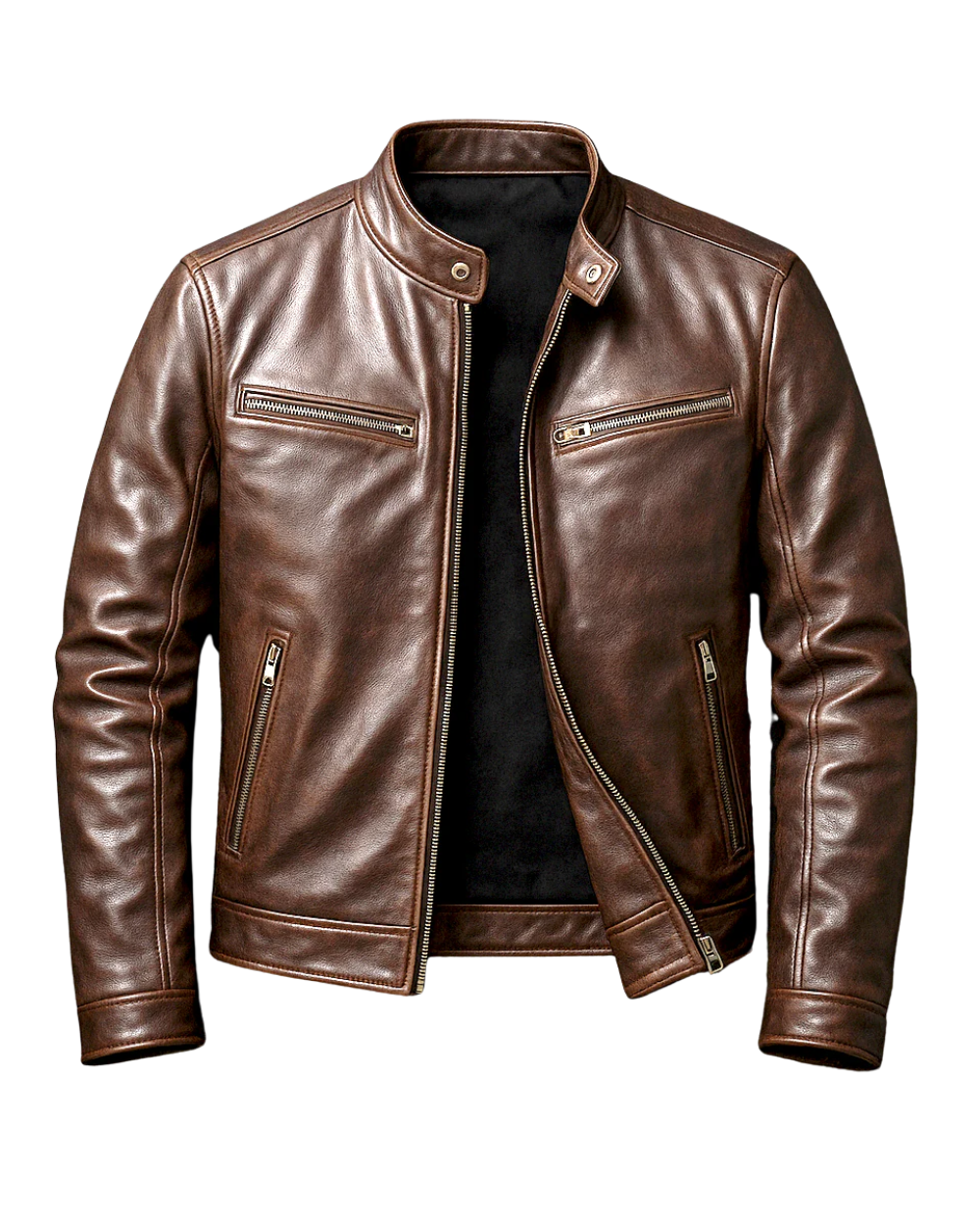 Marc | Veste en cuir vintage