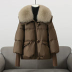 Aurélie™ | Manteau d’Hiver Luxe avec Col Chaud