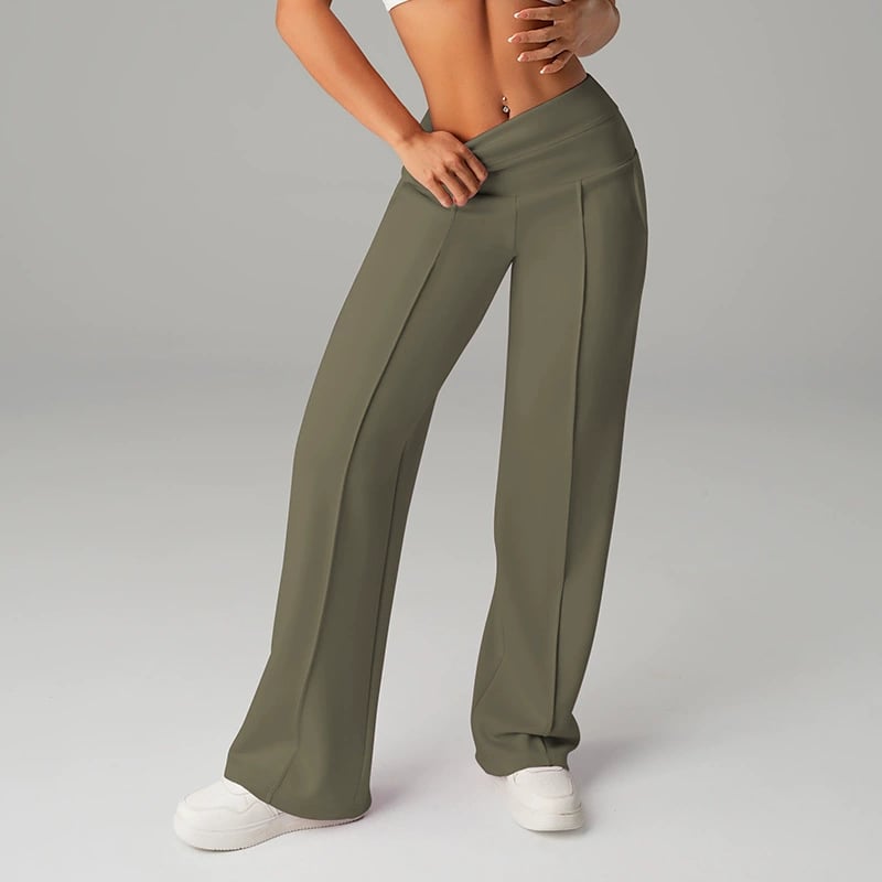 Florence™ — Pantalon large taille haute confortable