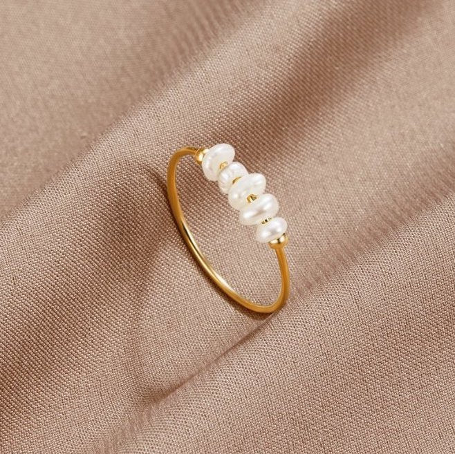 Grace - Bague en perle d'eau douce