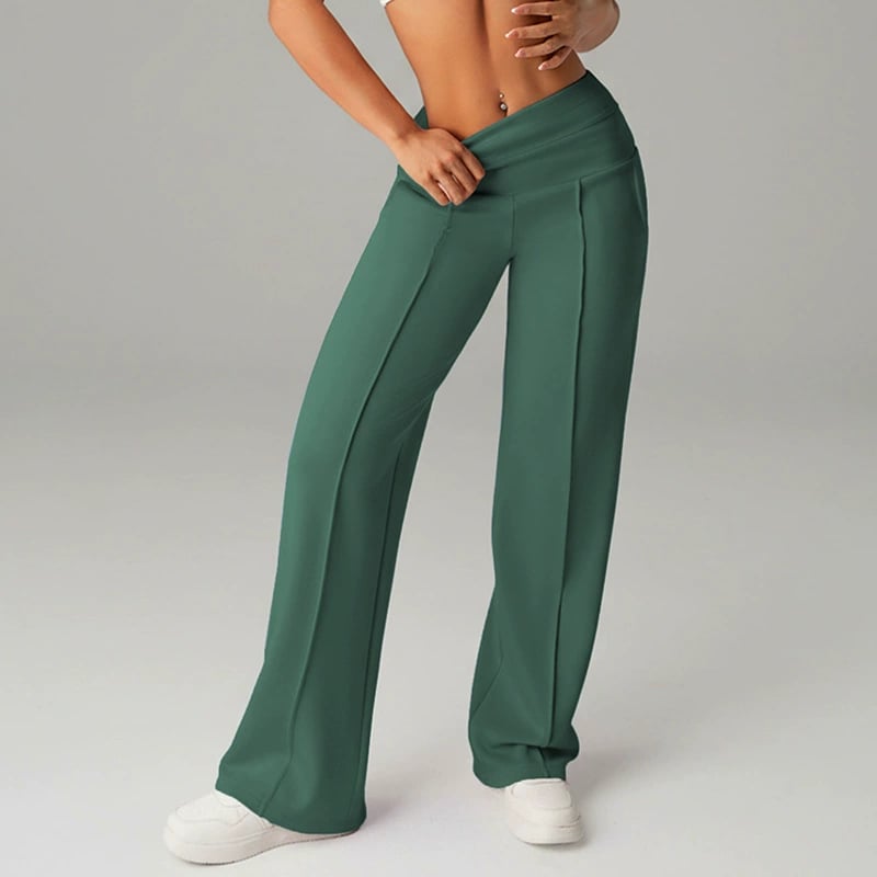 Florence™ — Pantalon large taille haute confortable