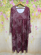 ELOWEN | ROBE MIDI À MANCHES LONGUES CASUAL