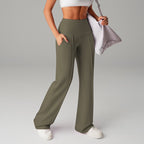 Florence™ — Pantalon large taille haute confortable