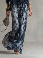 Élise | Ensemble élégant et léger avec top fluide et pantalons larges