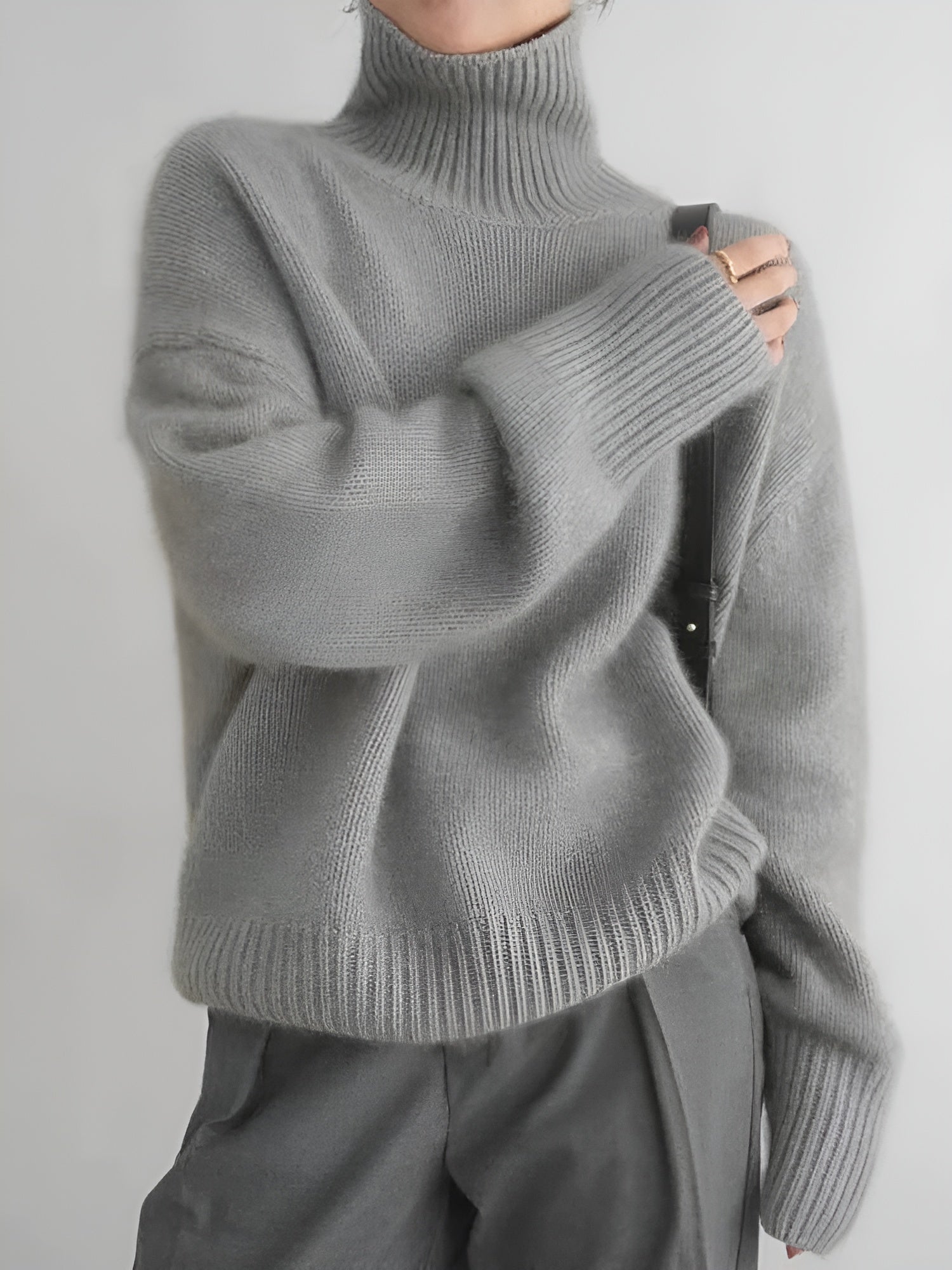Emma™ | Pull à Col Roulé Doux