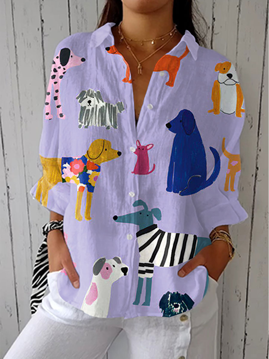 Florence | Blouse Chiens Ludiques