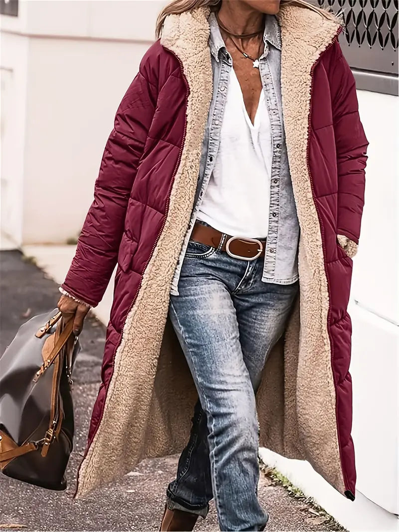 Delphine™ | Manteau Long Confortable 2-en-1