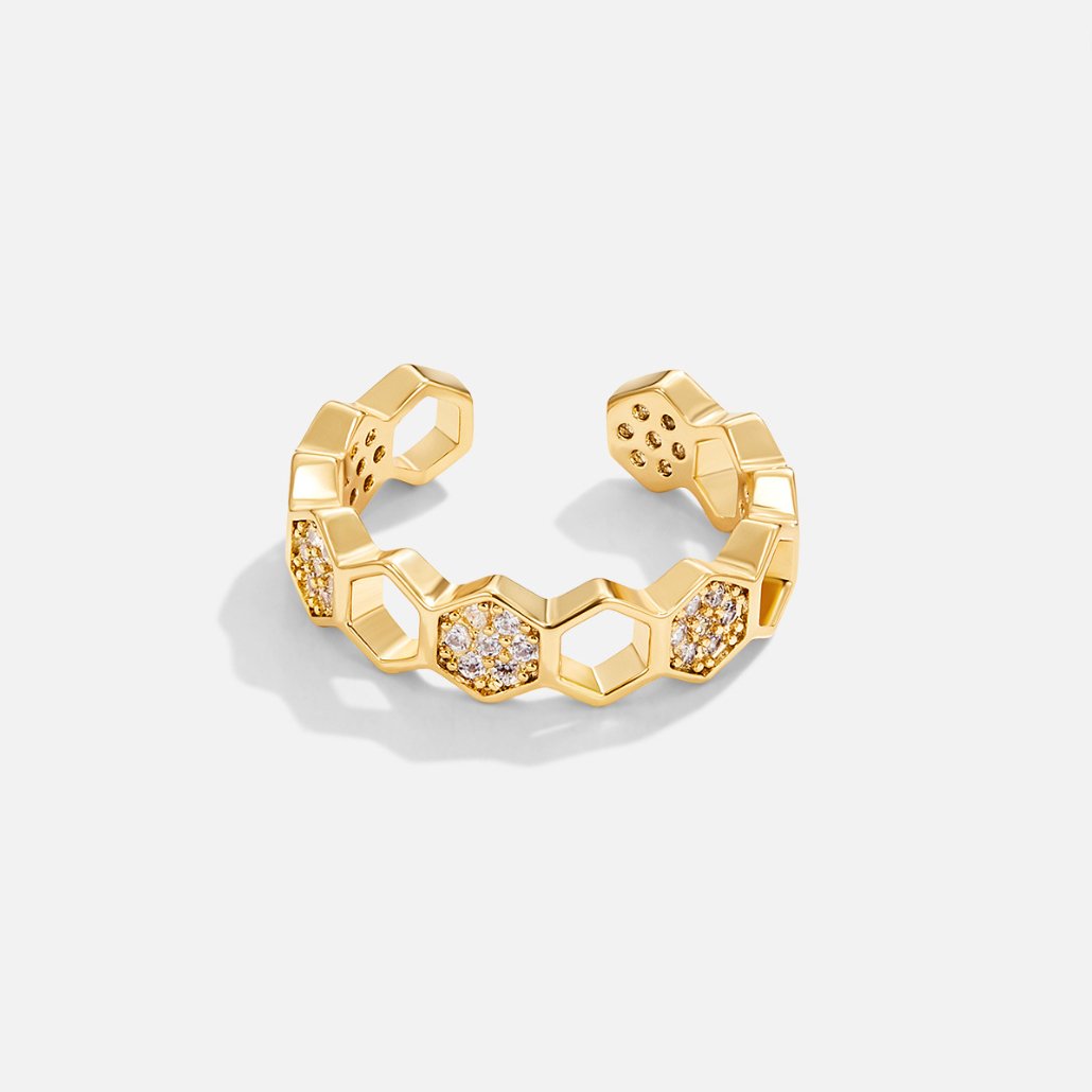 Bij - Bague en Or et Cristaux
