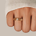 Bij - Bague en Or et Cristaux