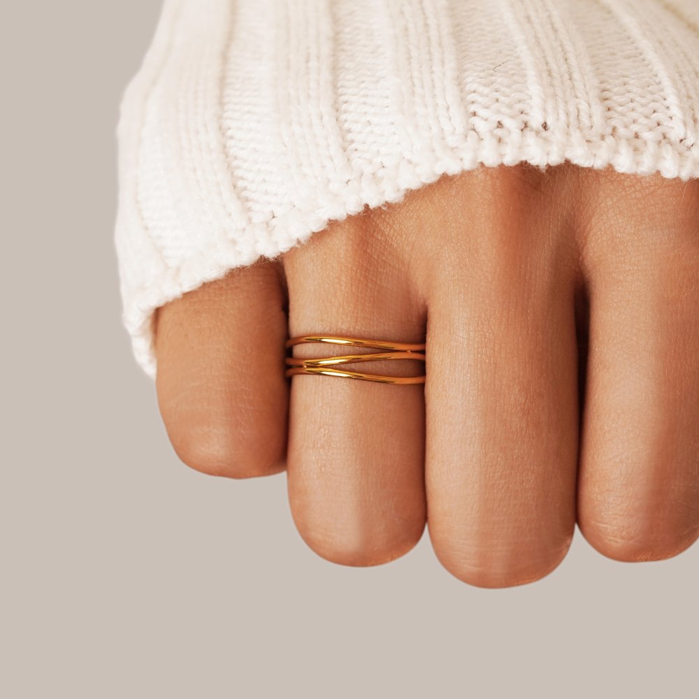Boucle d'Infini - Bague en Or
