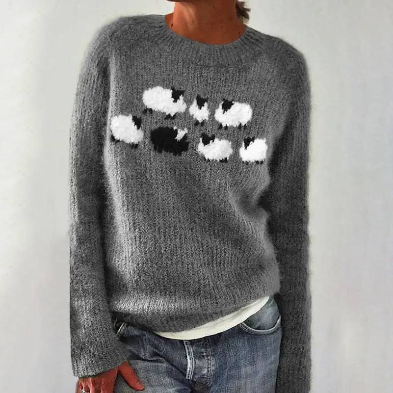 Lilou™ - Pull en laine de mouton douillet