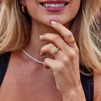 Bague en cristal vert Arizona