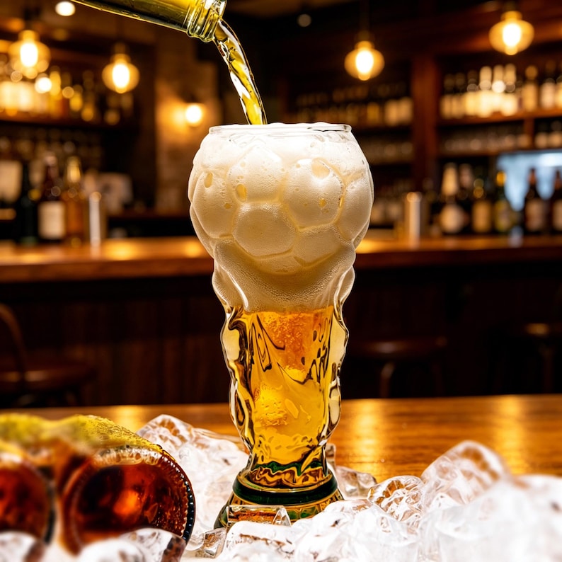 🏆 Verre à Bière Coupe du Monde – UNIQUEMENT AUJOURD'HUI : 1+1 GRATUIT – Le cadeau ultime pour les supporters !