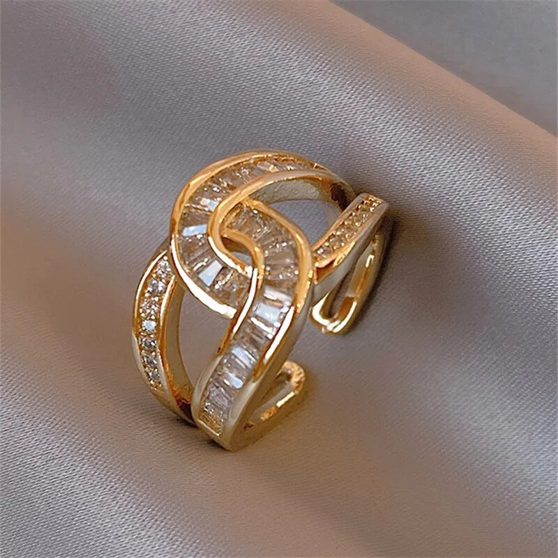 Unity - Bague réglable élégante avec nœud