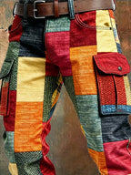 Evan | Pantalon cargo patchwork pour homme