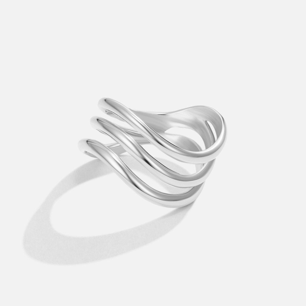 Bague en argent plaqué